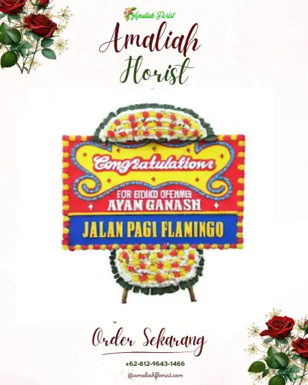 Sewa Papan Bunga Tutur